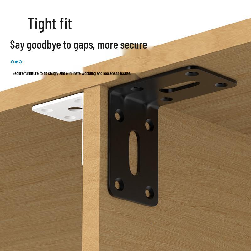 2mm Thickened L-Shaped Angle Bracket for Furniture and Cabinet Reinforcement