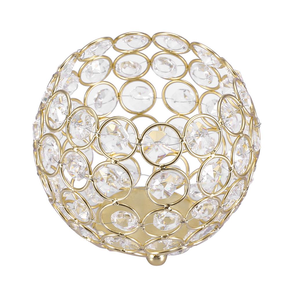 Tea Light Candle Holder Hollow Crystal Design Stylish Candle Holders for Table Centerpieces Wedding Home Decoration