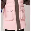 Girls' Winter Workwear Contrasting Down Jacket