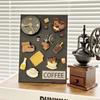 Resin Refrigerator Sticker Portable Fridge Magnet Home Decor Refrigerator Clock  Message