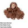 European Face Doll Head White Normal Tan Skin Fashion Doll Head  for 11.5 Inch BJD Doll Body