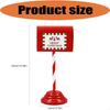 Christmas Mailbox Display Piece Freestanding Metal Holiday Porch Mailbox for Entryway Yard Shop Table Window Area, Home and
