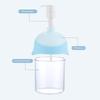 480Ml Empty Pump Dispenser Bottles Portable Large Capacity Hand Soap Dispenser Wide Mouth Pump Bottle Dispenser