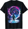 Astronaut Cosmic Storm Outer Space Galaxy Science T-Shirt