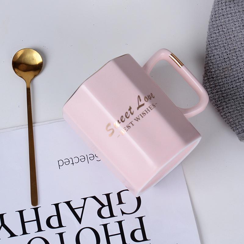 Simple Nordic Style Mug Creative Ceramic Cup Coffee Cup Milk Cup Breakfast Cup