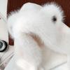 Three-in-one Scarf Hat Gloves Set Winter Hooded Scarf Sweet Plush Bear Ears Hat  Children