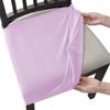 Velvet Stretch Chair Seat Covers Dining Room Removable Washable Chair Seat Protector Slipcover