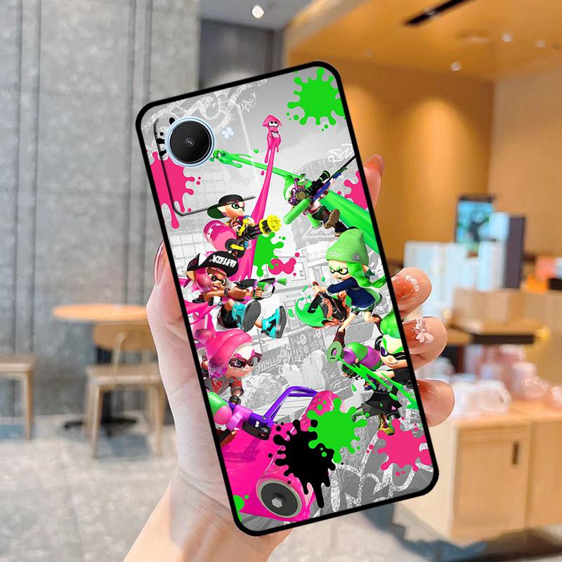 Splatoon 2 Case For Realme C55 C33 C31 C35 C30 C11 C15 C25s C21Y GT Neo 5 3T 2T 8 9 10 11 Pro Plus