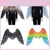Wings Halloween Angel Extra Large Black And White Wings Clothing Supplies Props