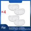 4 Pcs Microfiber Steam Mop Pads For Bissell Steam Shot,Comforday,Pursteam,Wagner Spraytech Dupray Neat Steam Cleaner