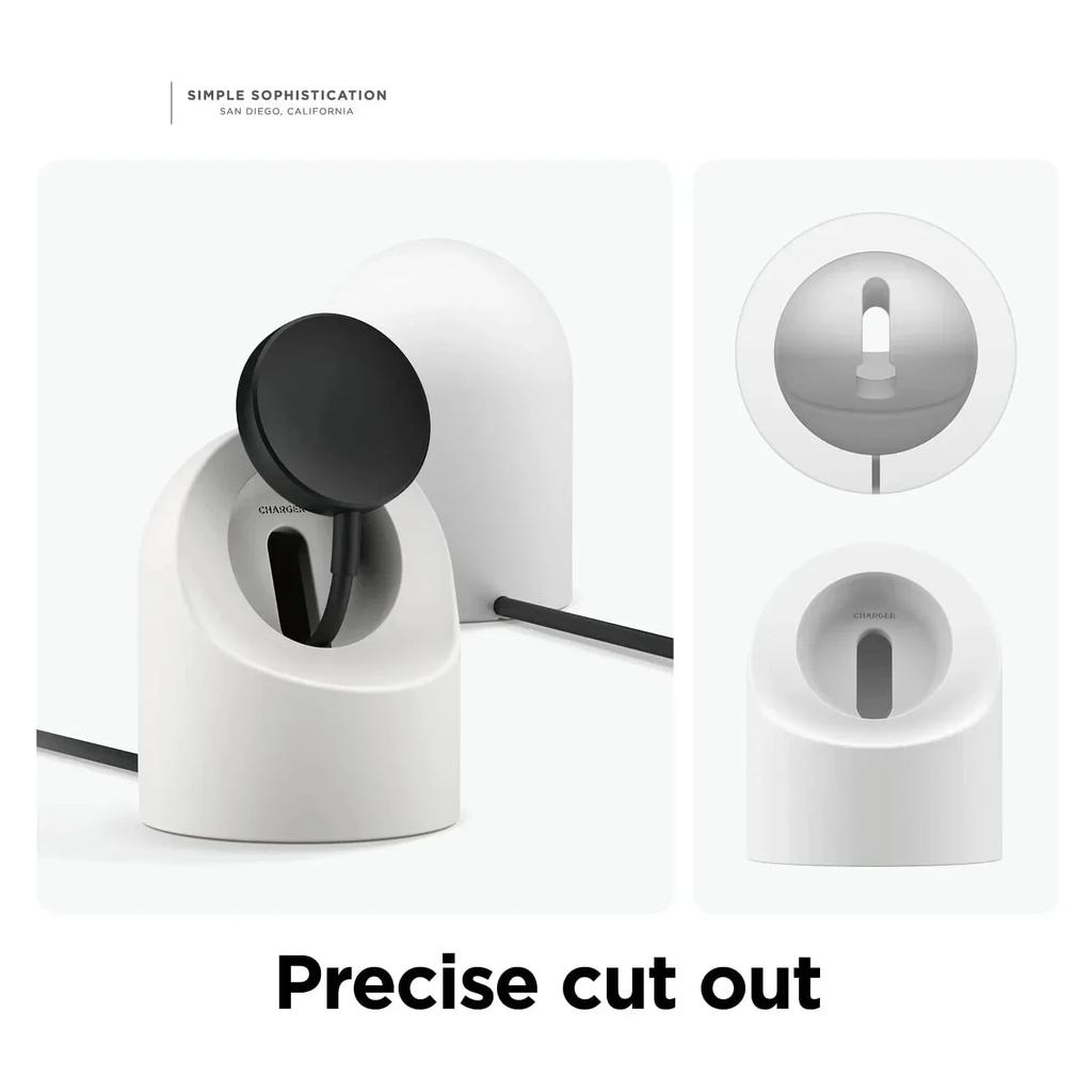 Kompatibilní s nabíjecím stojánkem pro Samsung Galaxy Watch 5 40 44 46mm Galaxy Watch 3 4 5 Pro Silikonový stojánek 45mm