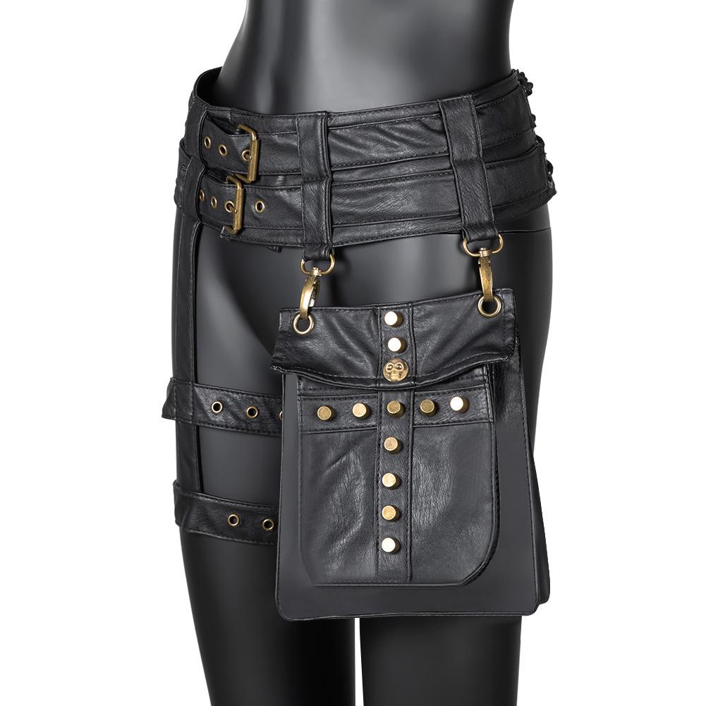 2025 Women's Cross-border PU Fanny Pack: European & American Retro Waist Accessory