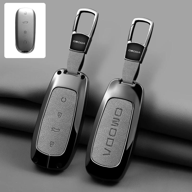 Zinc Alloy Car Key Case Cover Shell Holder Keychain Car Accessories, Fit For Omoda 7 C7 Shs Phev Protection Key Bag