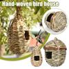 Birds Nest Bird Cage Natural Grass Egg Cage Bird House Pet Weaved Outdoor Parrot Nest Houses Ha I5M8