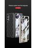 Samsung Z Fold 6 Case - Diamond Lattice, Electroplated Leather, Fragrance-Inspired Design