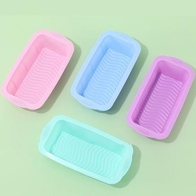 Rechteckige Toastbrotform DIY Kuchen Backform Pfanne Lebensmittelqualität Silikon Antihaftform Küchenzubehör Backwerkzeuge