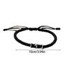 Unique Bamboo Patterned Couple Bracelets Braided Wrist Rope Accessory for Lovers Seeking Meaningful Accessories