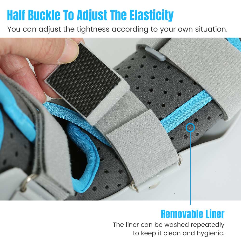 Rehabilitation Foot Drop Brace Adjustable Ankle Support Sprain Orthosis Stabilizer Ankle Foot Protector Brace Corrector Tools