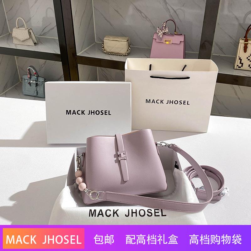 Высококачественная сумка под мышку Осень-Зима, Новая сумка-ведро на жемчужной цепочке фиолетовый