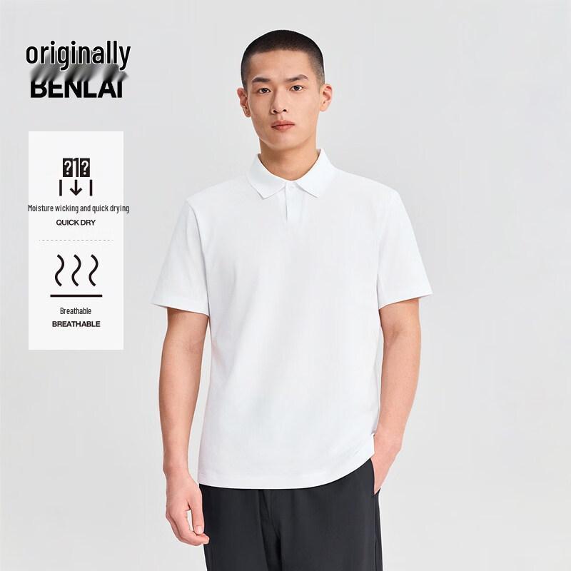 

Benlai Men s Quick-Dry Mesh Polo Shirt L
