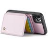 For iPhone 11 Pro Max Case Leather Mobile Cover with Detachable Magnetic Card Bag