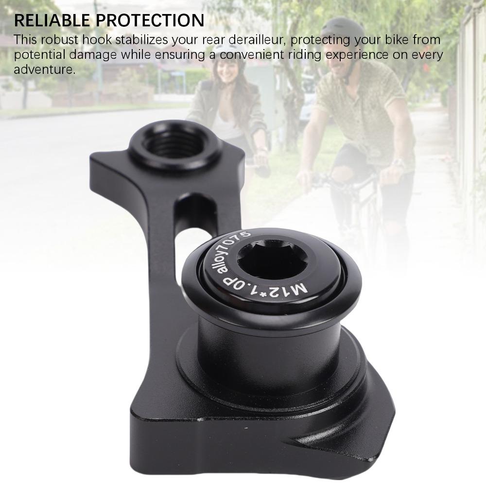 Aluminum Alloy Bike Derailleur Hanger Bike Tail Hook for Trek/Sram Bike Big Cassette Modification