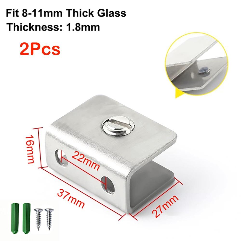 Verstellbarer Geländerhalter Schwerlast Holz Glasböden Klemme Beschläge Glasstütze