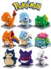 Pokémon Gengar Charmander Snorlax Squirtle Bulbasaur Particle Building Block Toy Mini Desktop Ornament Room Decoration Christmas