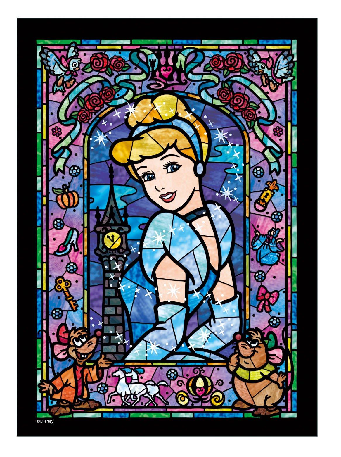 

jigsaw Cinderella Stained Glass Gyutto Series x 266-piece puzzle, [Stained Art] (18.2 25.7 cm)