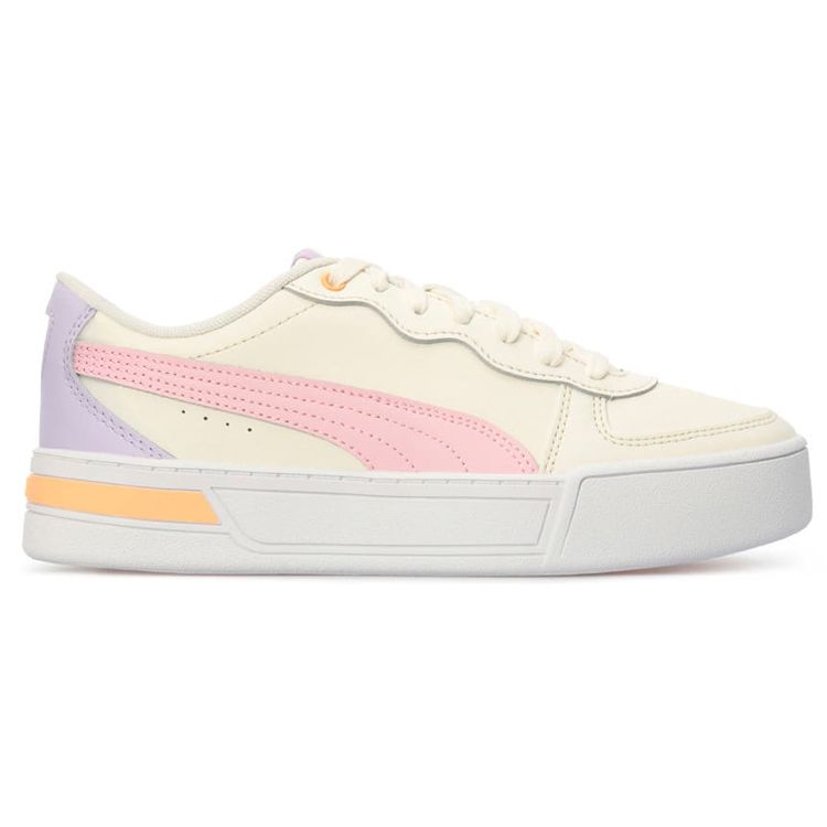 Puma Skye Lightweight Casual Low-Top Sneakers Women Sneakers Off-White 374764-10