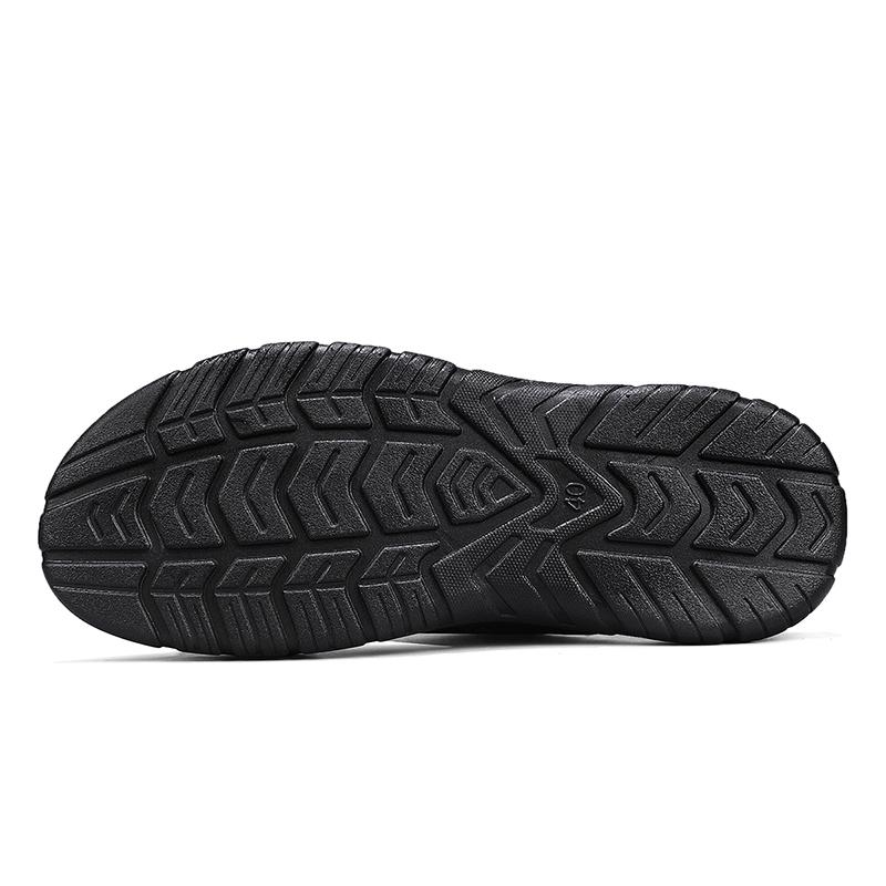 Cool Leather Men Slippers Genuine Leather Slides Man Summer Shoes For Men Handmade Outdoor Sandals Plus Size 38-48