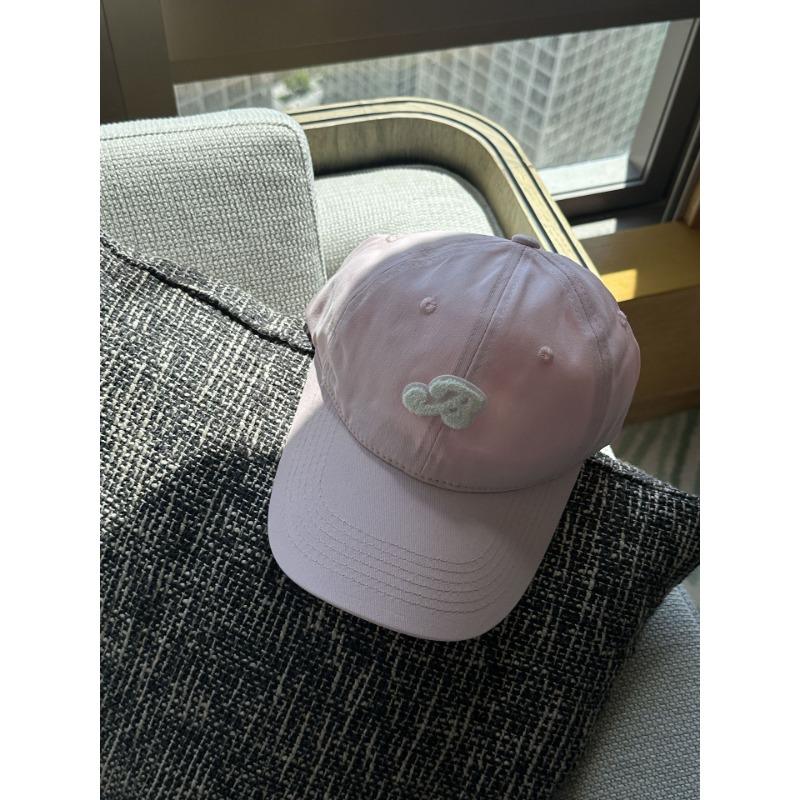 Small fresh embroidered baseball cap mint mambo cute cap women summer sunshade sunscreen show face small cute tide