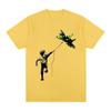 2026 New Banksy Tshirt Not War Peace Cotton Unisex T Shirt New Tee Tshirt Unisexs Tops Unisex