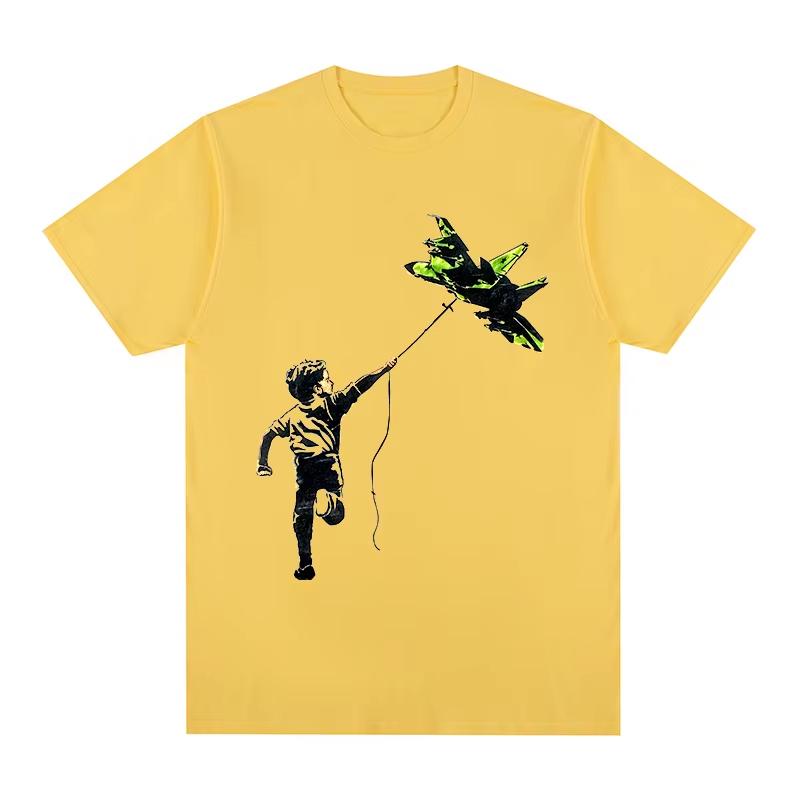 2026 New Banksy Tshirt Not War Peace Cotton Unisex T Shirt New Tee Tshirt Unisexs Tops Unisex