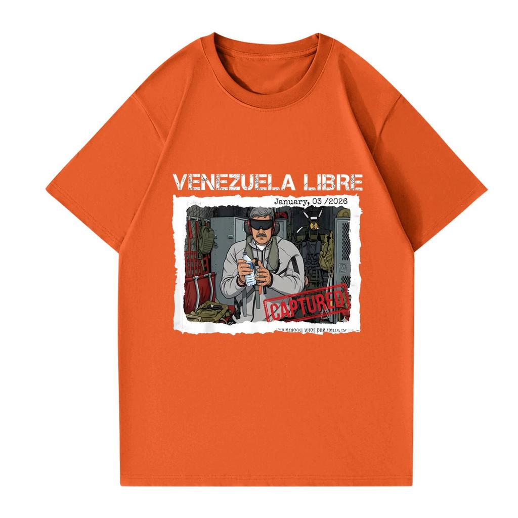 Modisches rundhalsiges lässiges bedrucktes kurzärmeliges T-Shirt Top für Damen und Herren