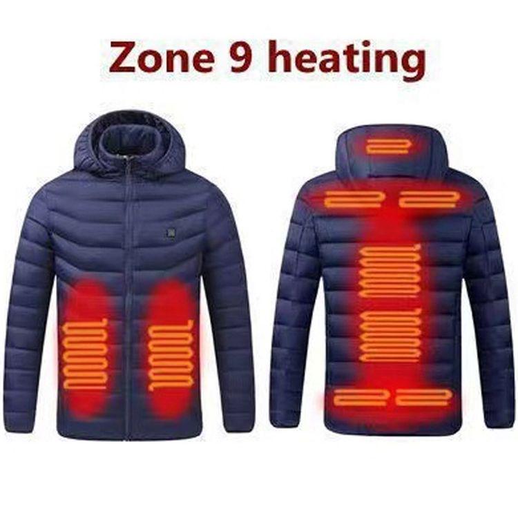 Smart Heated Cotton Coat - Outdoor Electric Heating Suit