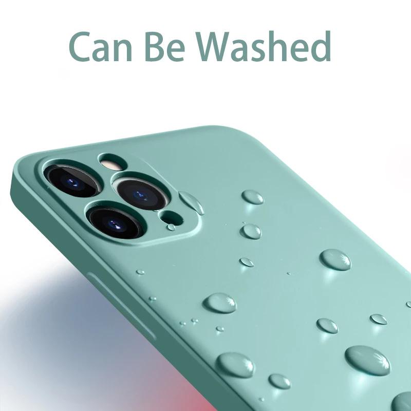 Original Official Silicone Case For Iphone 11 13 Pro X Xr Xs Case For Iphone 12 Pro Max 7 8 Plus Se 2020 Cover Cases