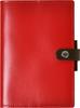Quo Vadis DUO Leather Notebook Cover, 10x15cm, Rouge & Cafe, Qv10x1519rg