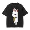 Camiseta Lavada Streetwear Turbo Granny Dandadan Okarun Camisetas Sueltas Moda Anime Japonés Camiseta para Pareja Tops de Playa