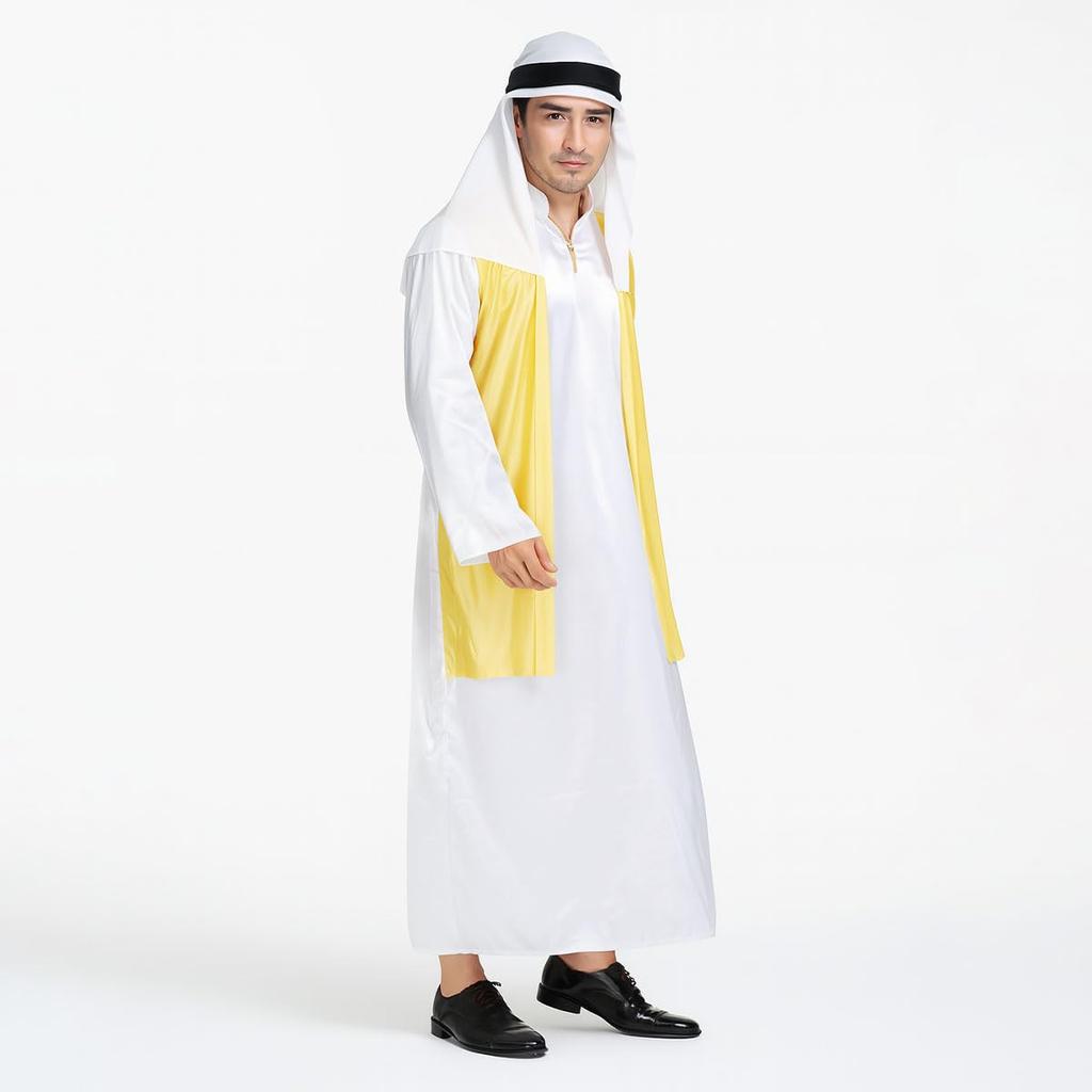 [monoii] Arab Cosplay Oil Tycoon Costume Halloween Millionaire King Costume c530