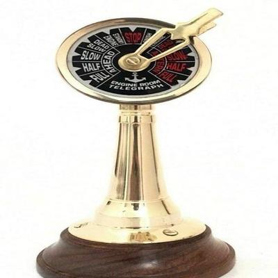 15.8 Cm Brass Ship's Engine Order Telegraph Nautical Decorative Collectible