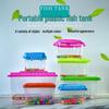 Transparent Multi-Size Handheld Pet Breeding Box and Tank for Turtles, Goldfish, and Hamsters