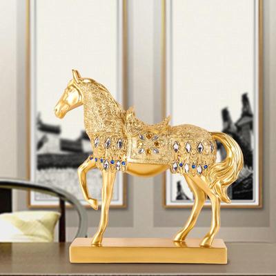 Fortune Horse Ornaments: Chinese-Style Home Décor for Successful Beginnings and Entrance Decoration - Perfect As a New Year Gift.
