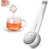 Tea Bag Squeezer, Stainless Steel Tea Bag Squeezer Tongs, Teabag Filter, Dispenser Accessories for Teas Drinkers, Durable Round Strainer Gripper