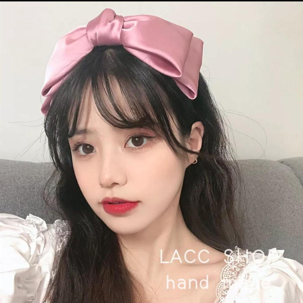 Elegantes schwarzes Schleifen-Stirnband: Süßes, niedliches und hochwertiges Haaraccessoire für Frauen