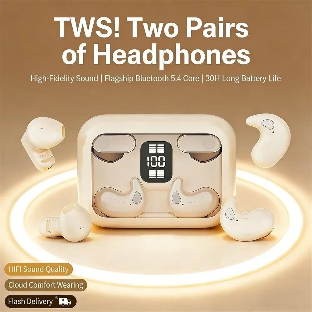 HiFi Stereo Sound In-ear Headphones Digital Display True Wireless Earbuds Earphones Gym