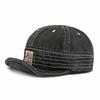 Unisex soft brim baseball cap - vintage washed denim, trendy & stylish, japanese-inspired duckbill hat for women
