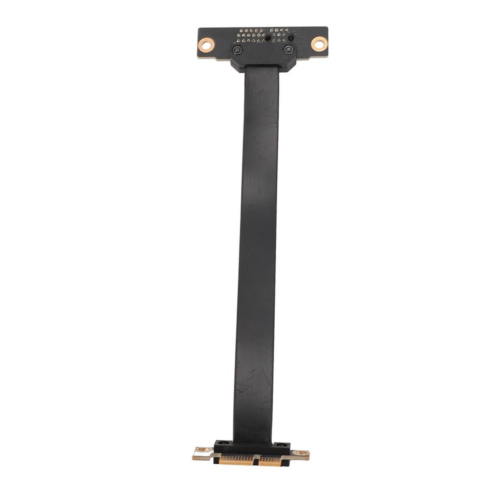PCIe 3.0 X1 Riser Cable 8Gbps High Speed Dual 90 Degree Right Angle PCI Express 3.0 X1 Extension Cable for 1U 2U 15cm