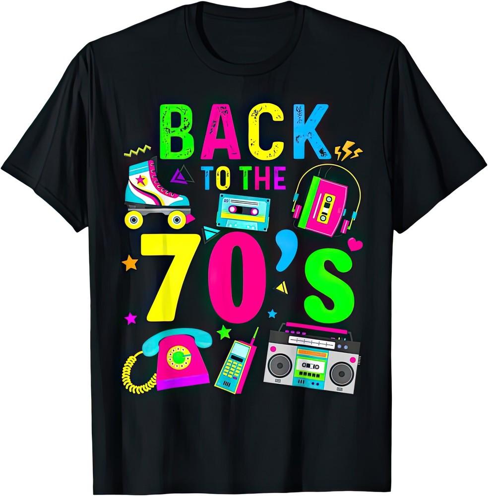 Back To The 70s Disco Party Retro Fancy Dress Cool T Shirt