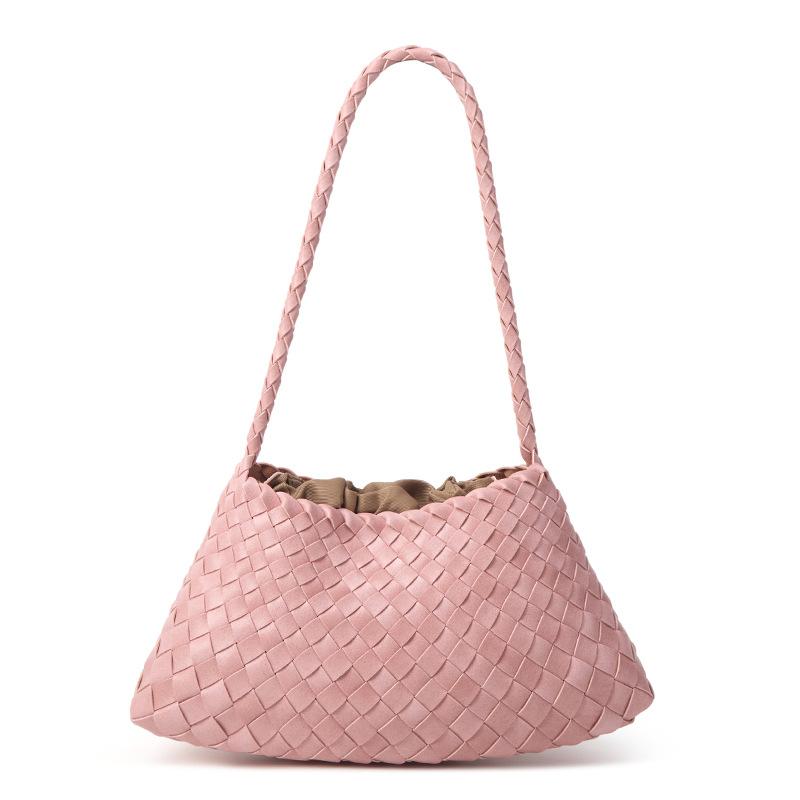 Handwoven Dumpling Bag Women'S New Niche Design Armpit Bag Shoulder Handbag Vegetable Basket Bag Tide